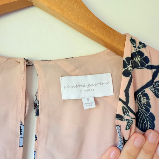 LIMITED EDITION WITCHERY Floral Ruffle Playsuit - Size 8