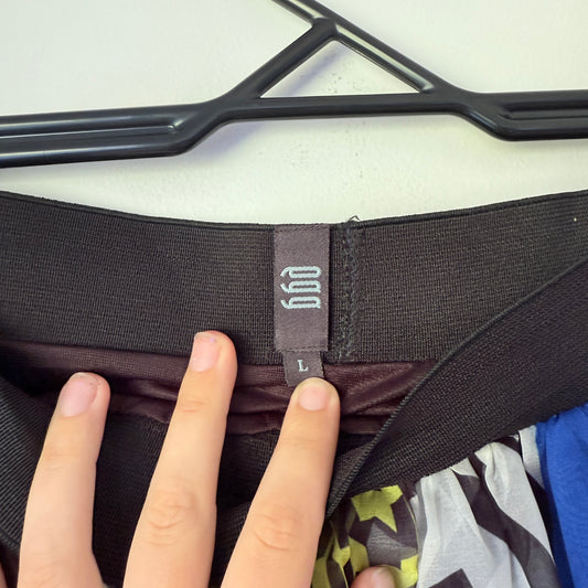 BYG Geometric Sheer Maxi Skirt - Size L