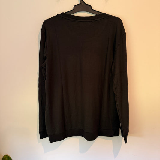 Peter Alexander Black Logo Sweatshirt Size L