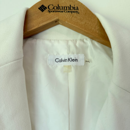 Calvin Klein Size U/Arm 46 Long Sleeve Collared Blazer