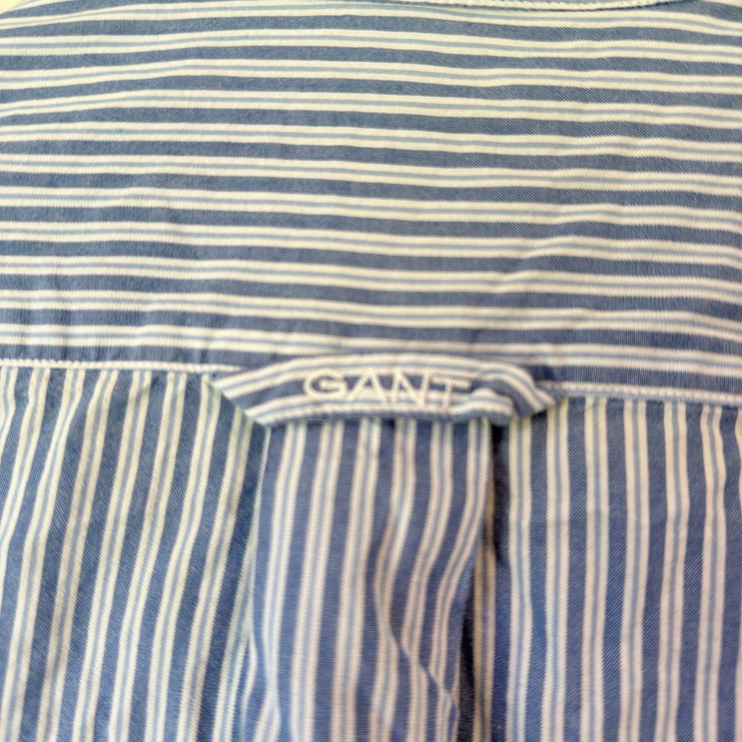Newport Poplin GANT Size L Long Sleeve Striped Shirt