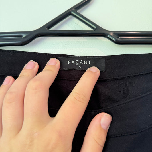 Pagani Size 10 Black Denim Skinny Jeans