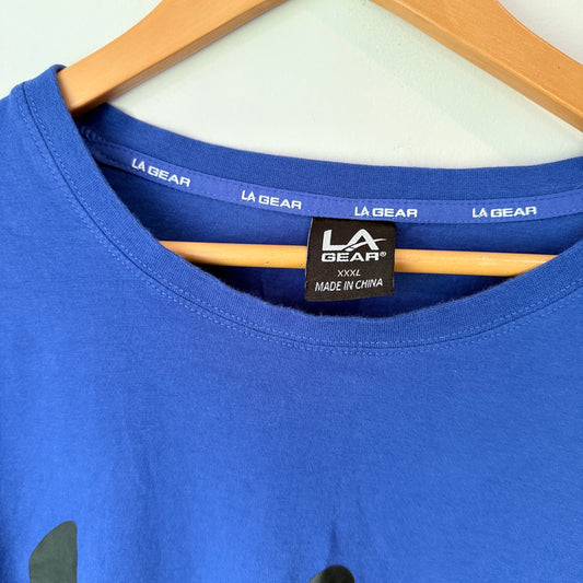 LA Gear Size XXXL Blue T-Shirt