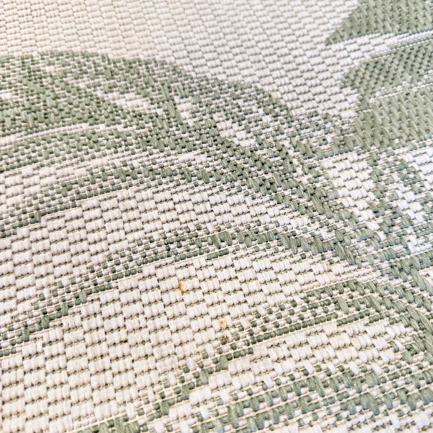 Indooroutdoor runner mat - light green & white - rugs original photo - what’s new home&living materials