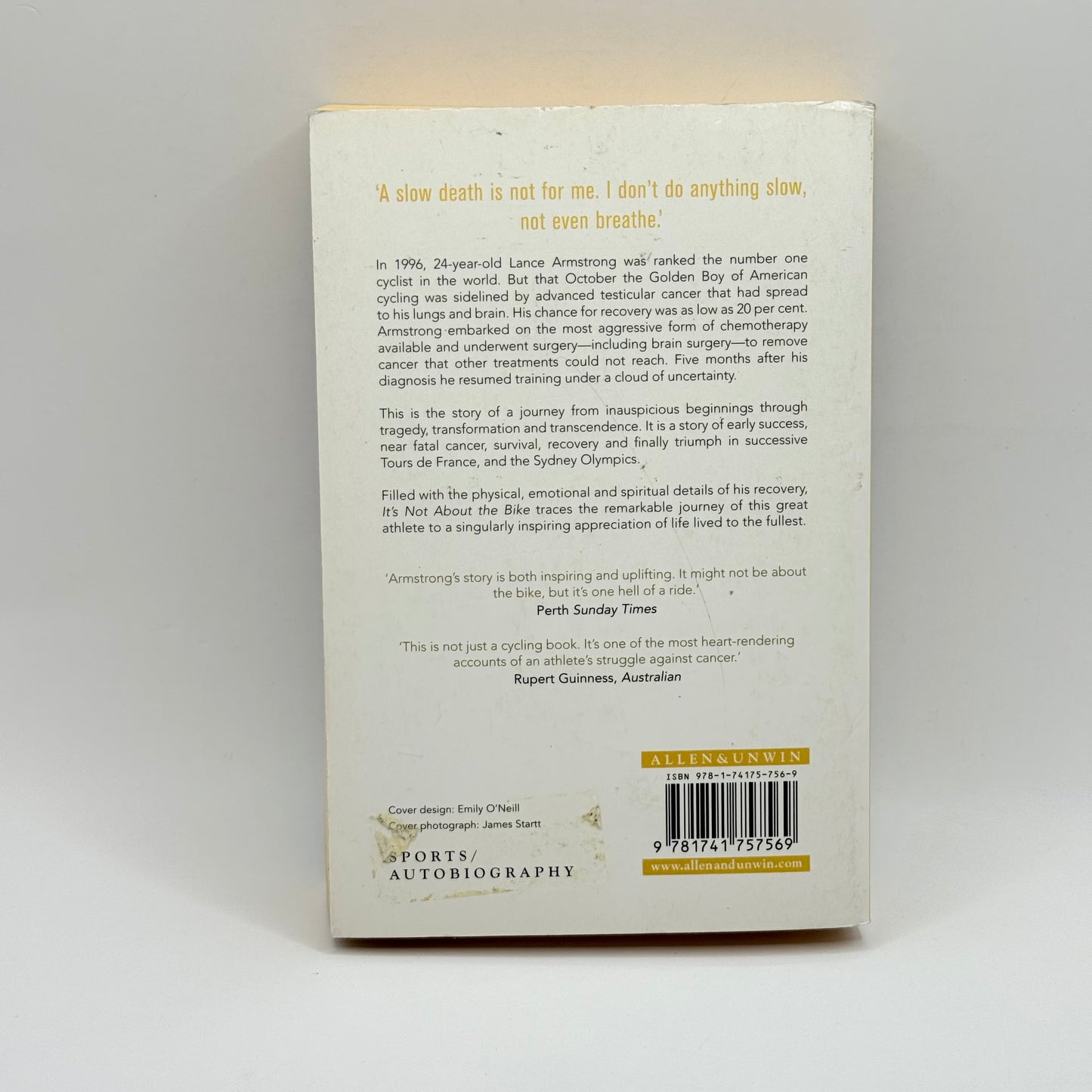 It's Not About the Bike by Lance Armstrong