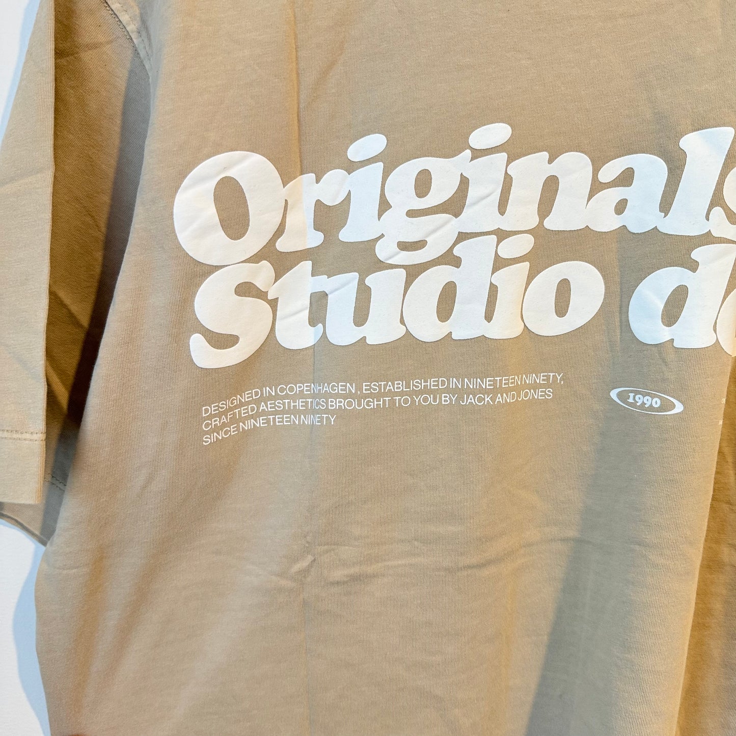 Jack & Jones Originals T-shirt - Tan - Medium