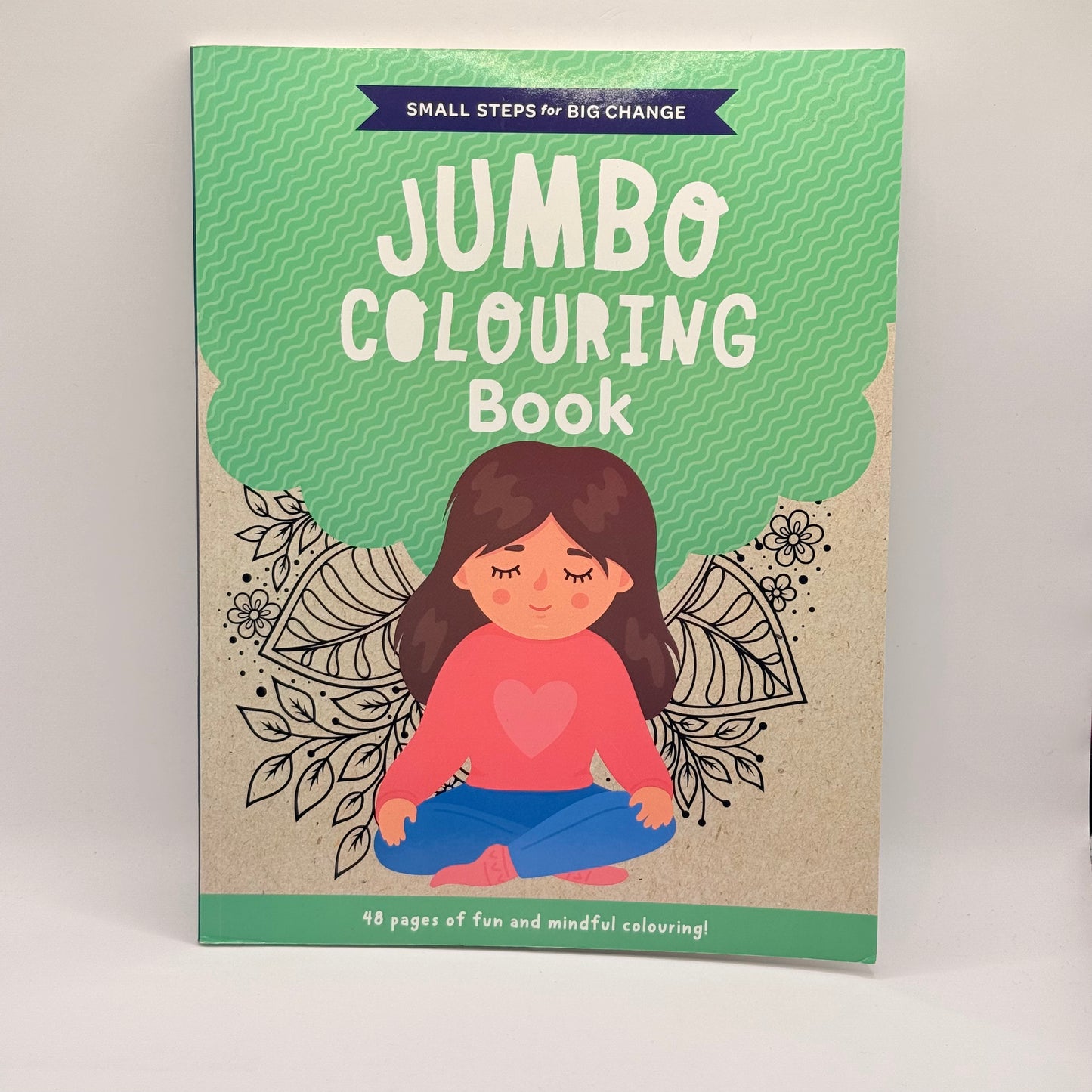 Jumbo Colouring Book – 48 Pages of Fun & Mindful Colouring