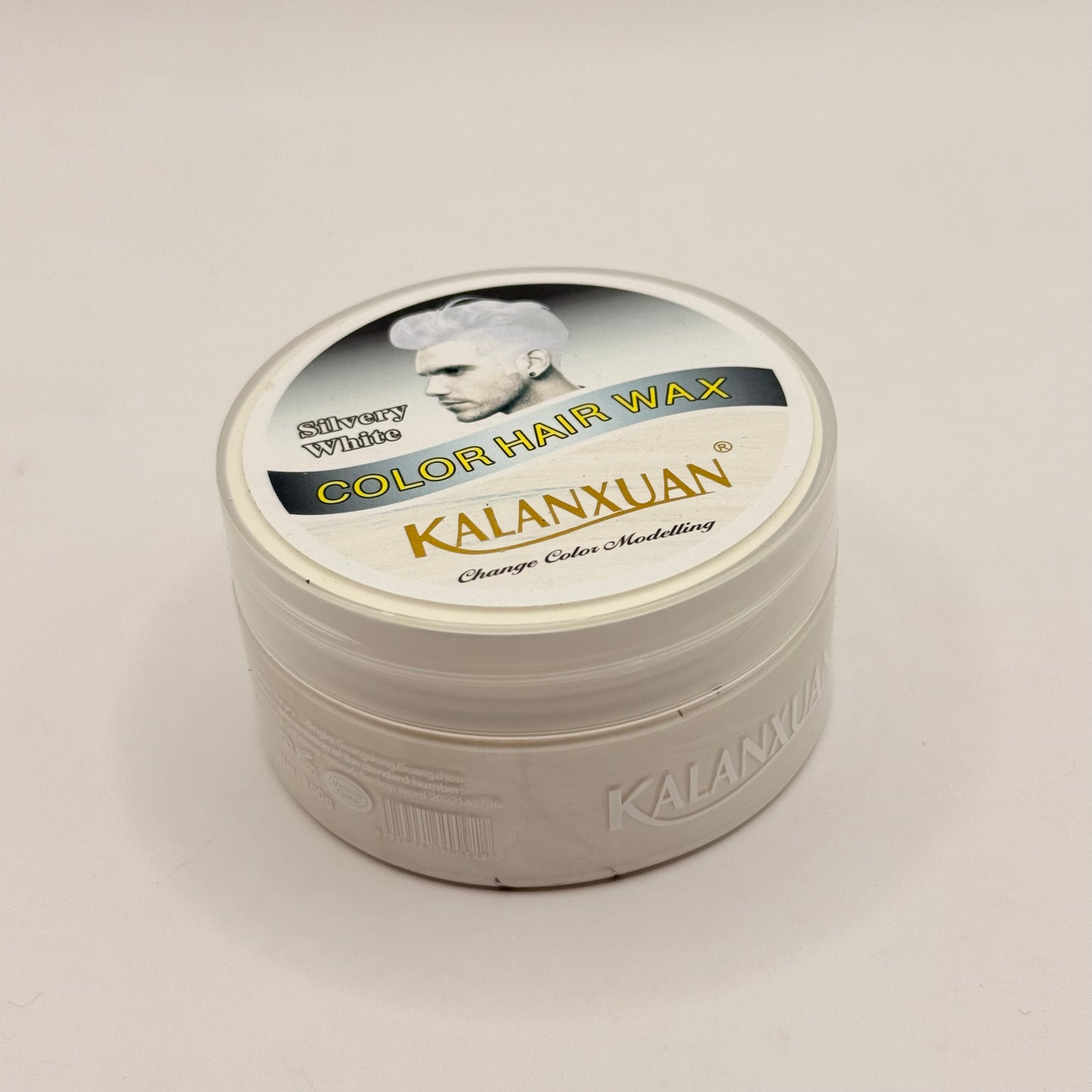 KALANXUAN Color Hair Wax - Silvery White Temporary Dye