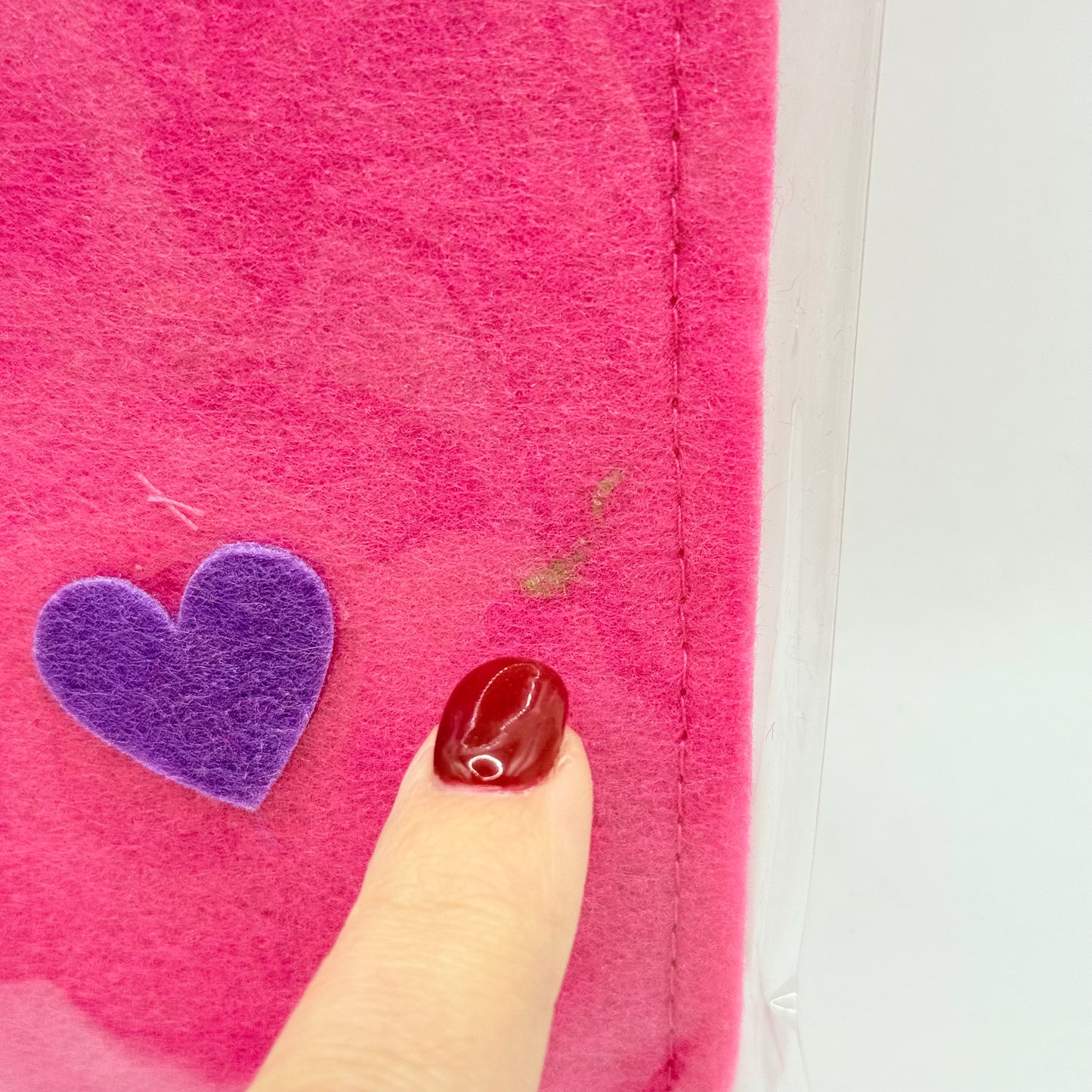Kids Felt Novelty Bag Pink