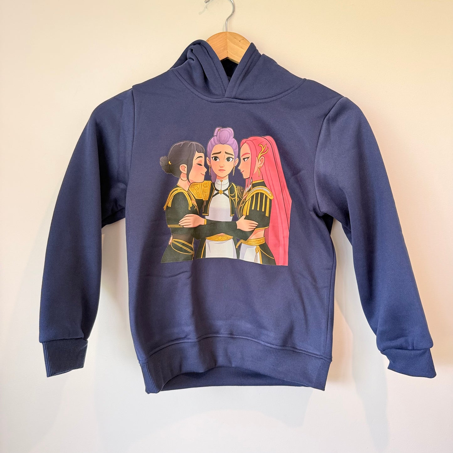 Kids' K-Pop Demon Hunters Huntrix Hoodie - Navy Blue