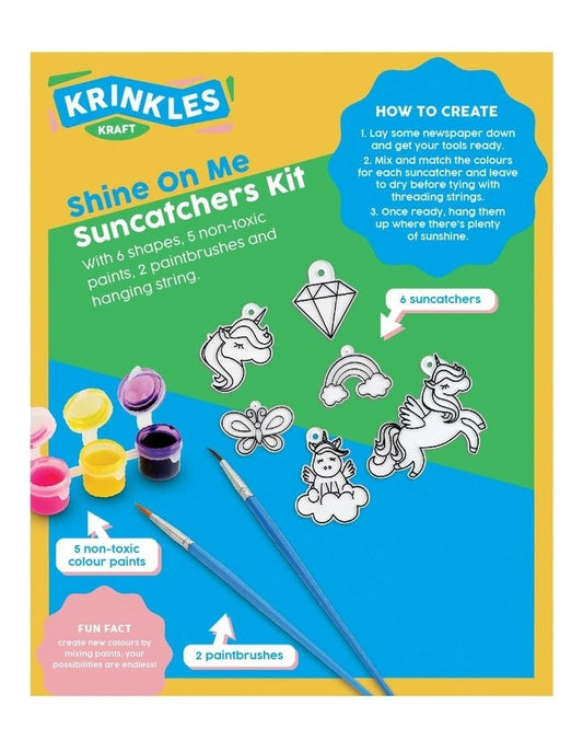 Krinkles Kraft Shine On Me Suncatchers Kit