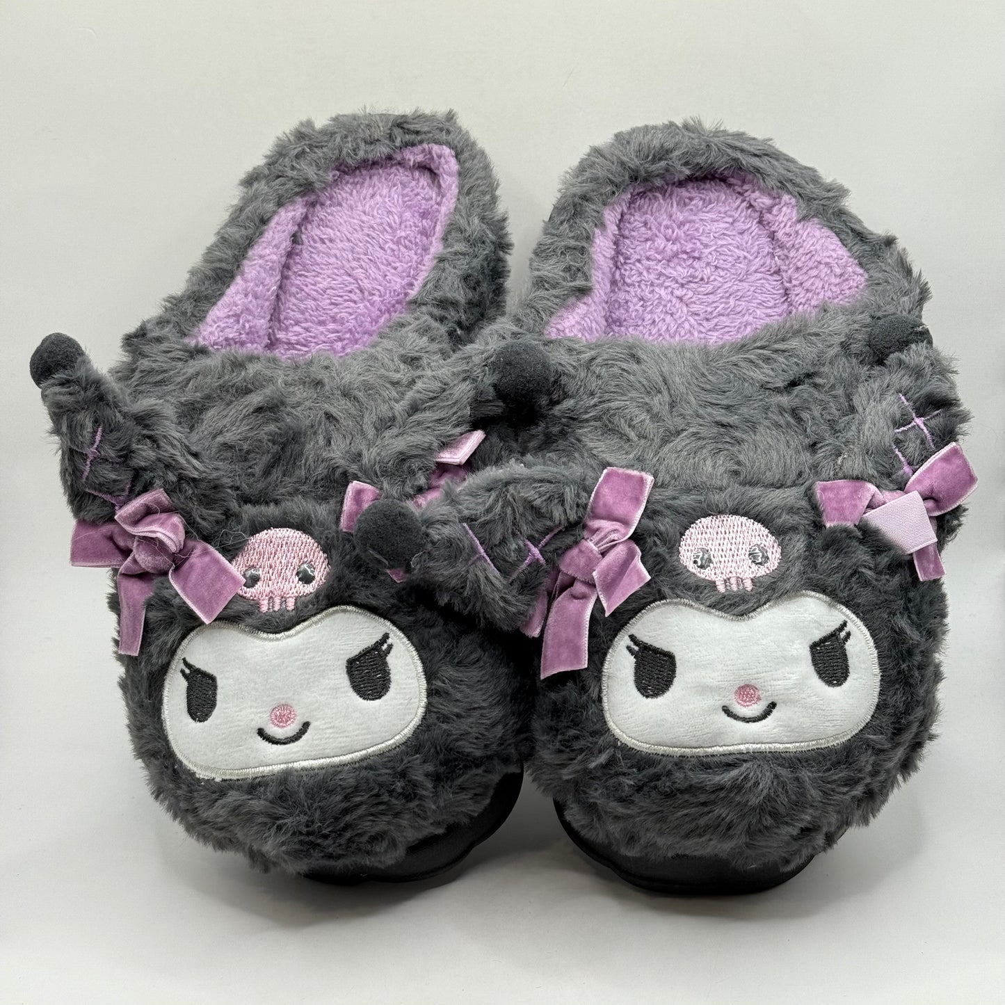 Kuromi Plush Slippers for Adults - Size 40-41 (270mm)