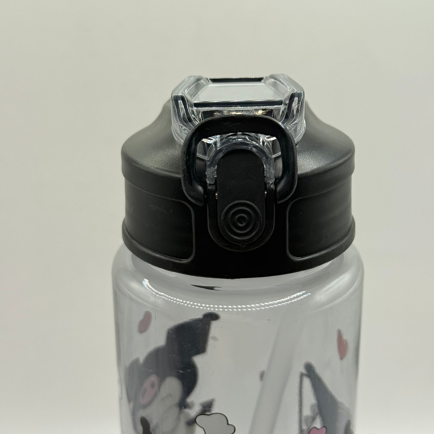 Kuromi Water Bottle with Strap & Straw 1.5L