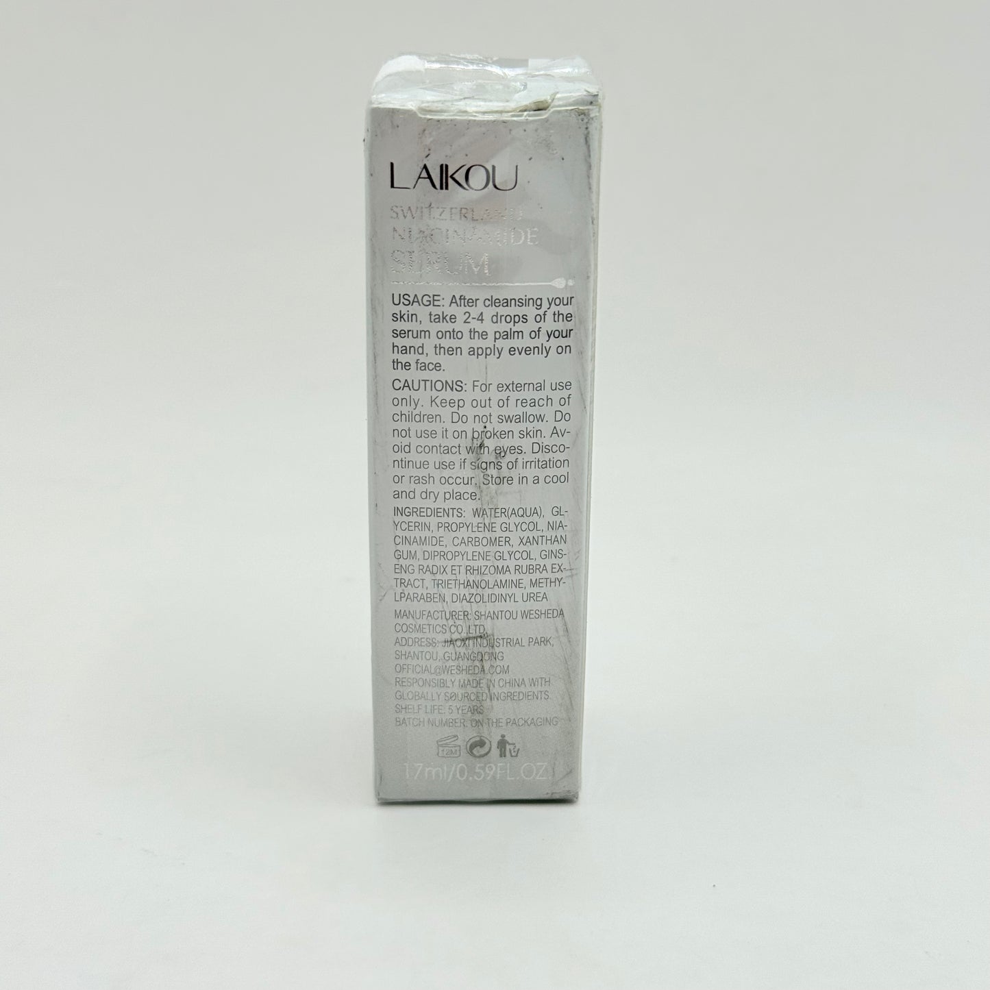 LAIKOU Switzerland Niacinamide Serum 17 ml / 0.59 FL.OZ