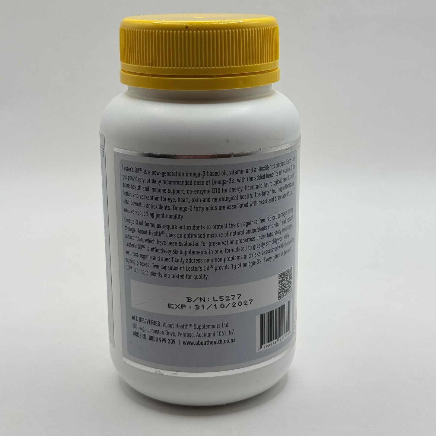 Lester's Oil 180 Soft Gels