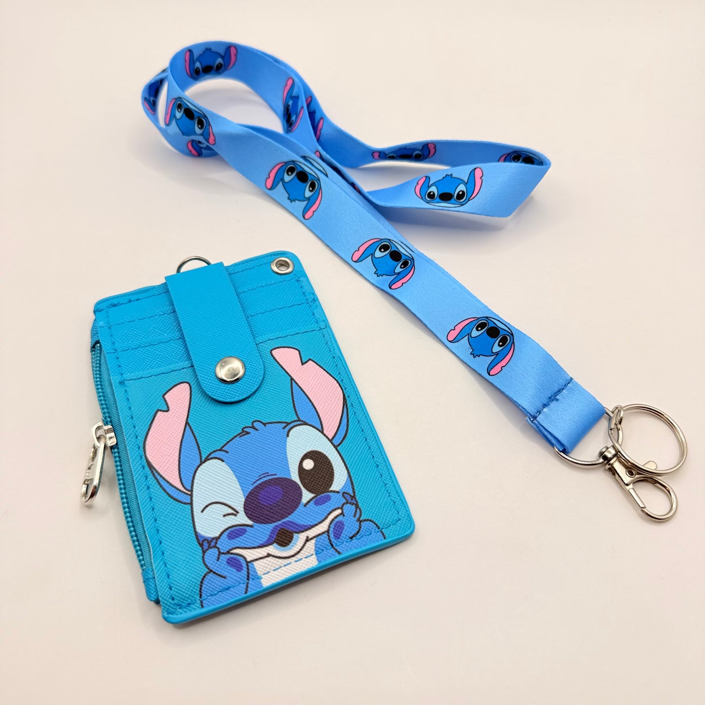 Lilo & stitch lanyard & card holder - lanyards original photo - what’s new stationery