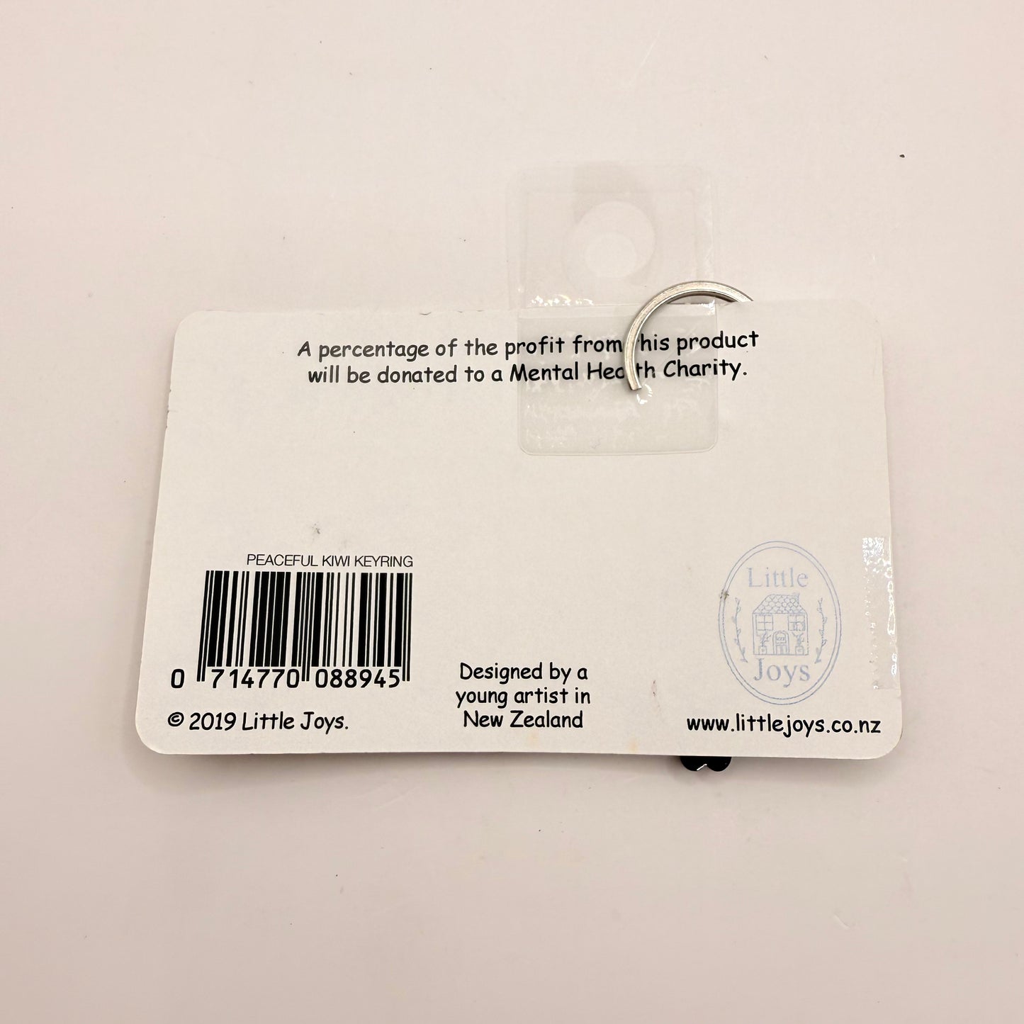 Little joys peaceful kiwi keyring - keychains original photo - what’s new stationery