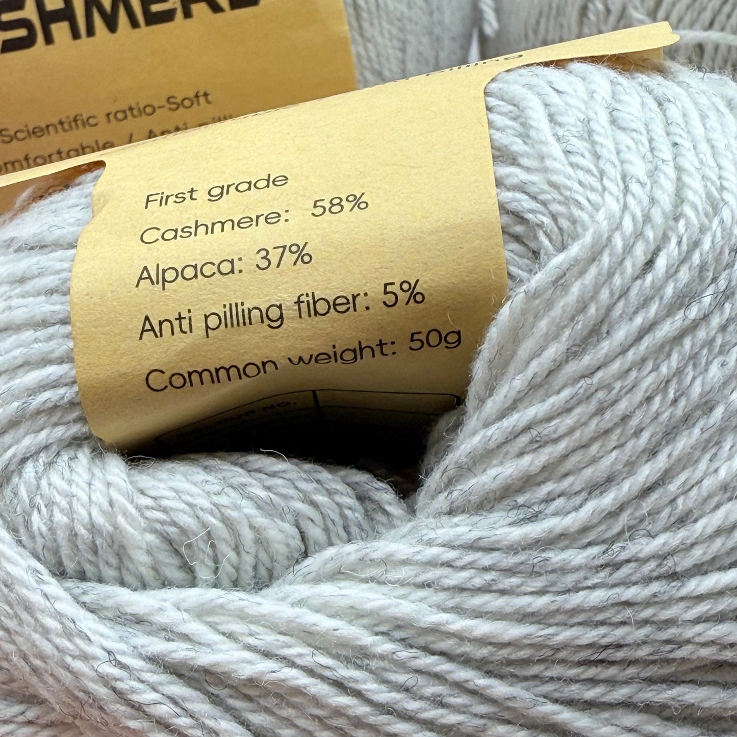 6x Luxury Alpaca Cashmere Blend Yarn - Soft & Anti-Pilling