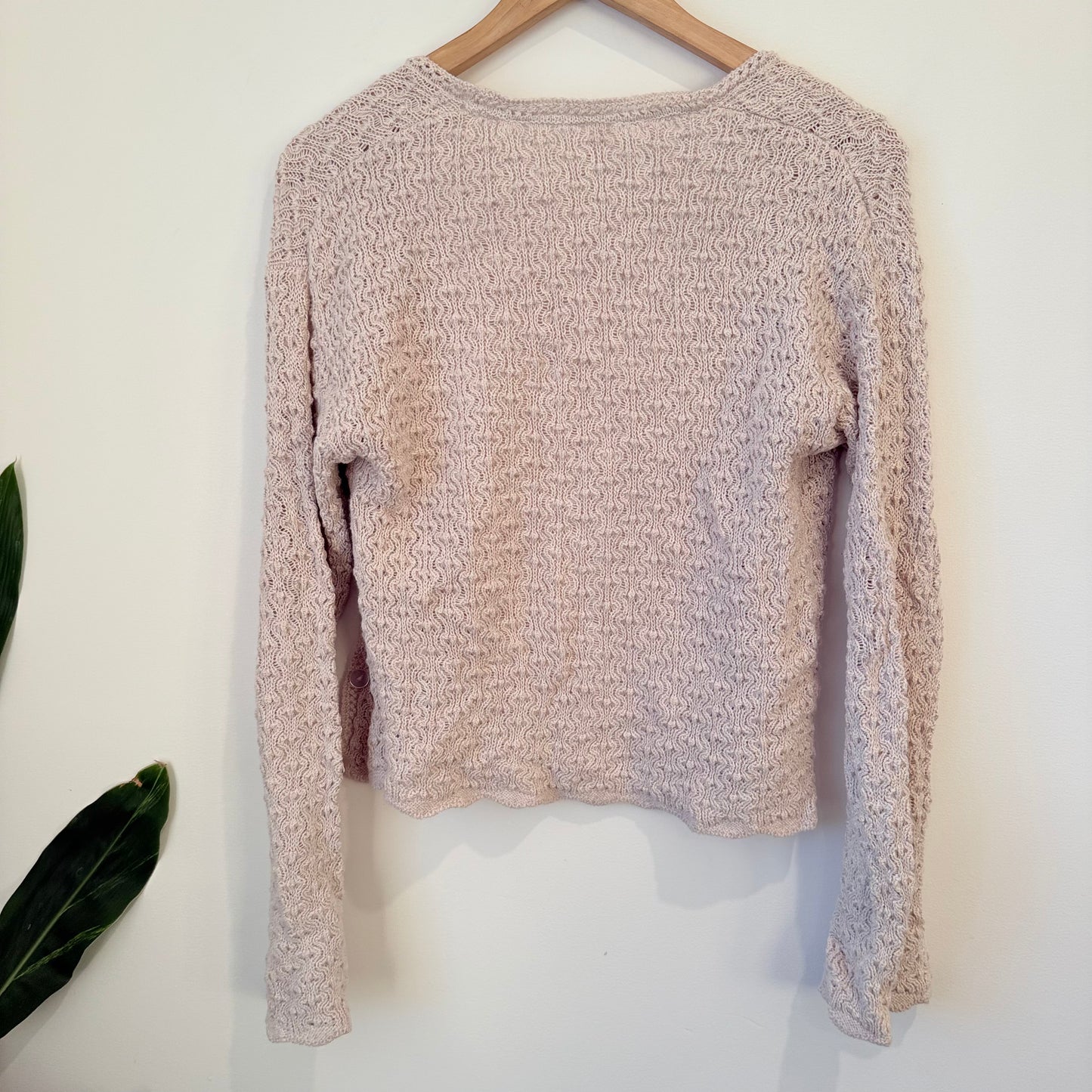 Max knitted cardigan – beige – size xs - cardigans top women’s apparel