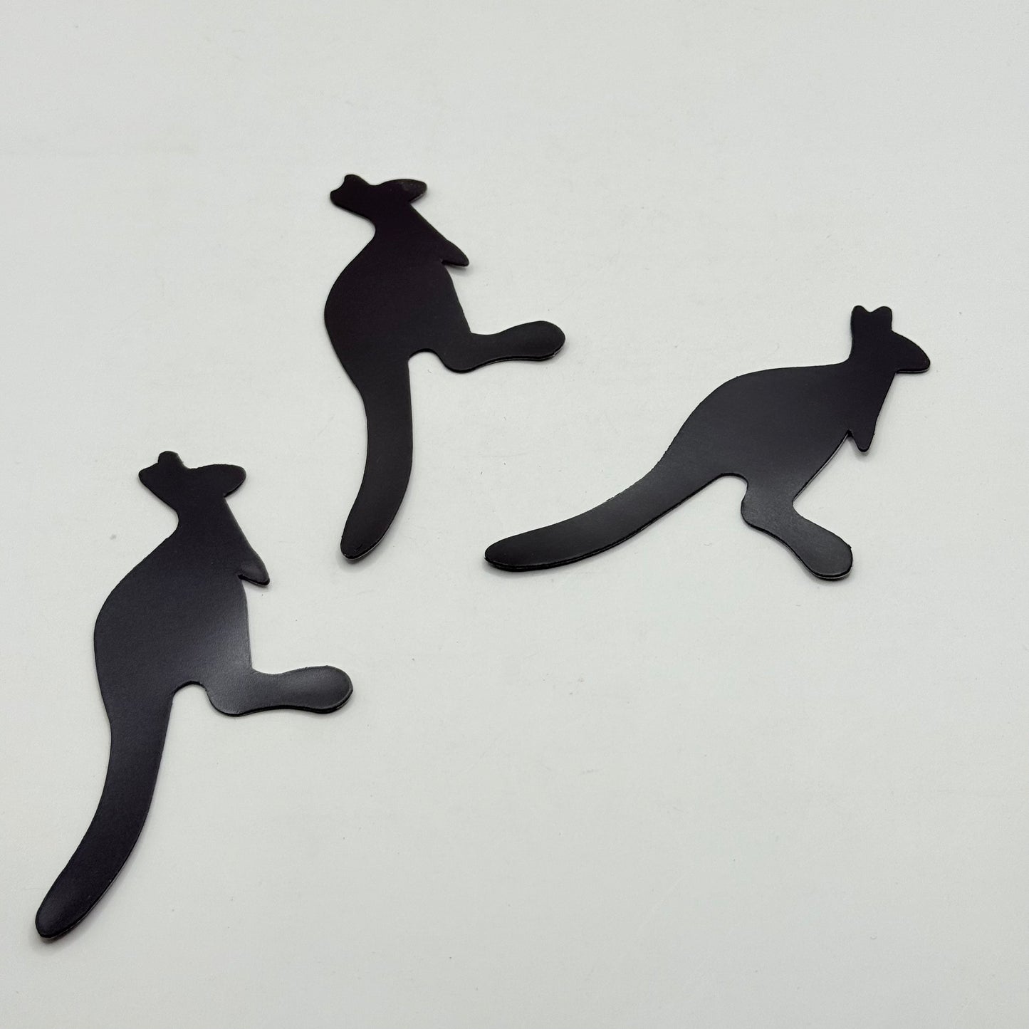 3x Magnetic Aboriginal-Style Kangaroos