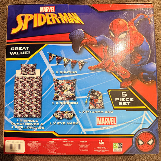 Marvel spider-man bedroom makeover set – 5 piece - duvet covers original photo - what’s new home&living materials