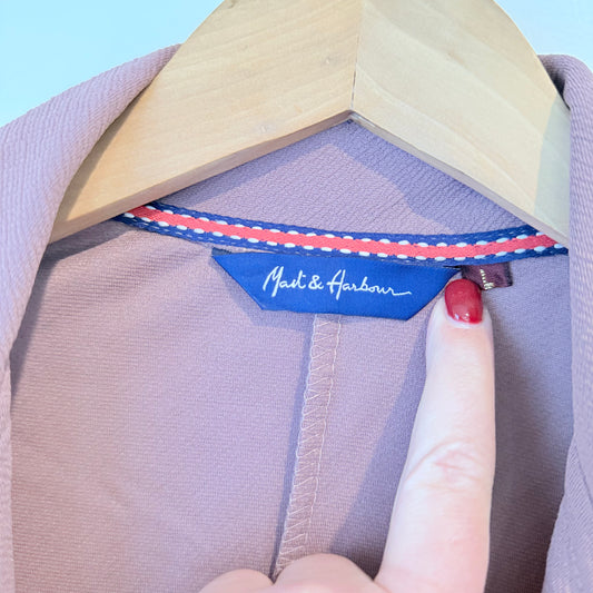 Mast & Harbour Lightweight Blazer in Dusty Rose - Size S