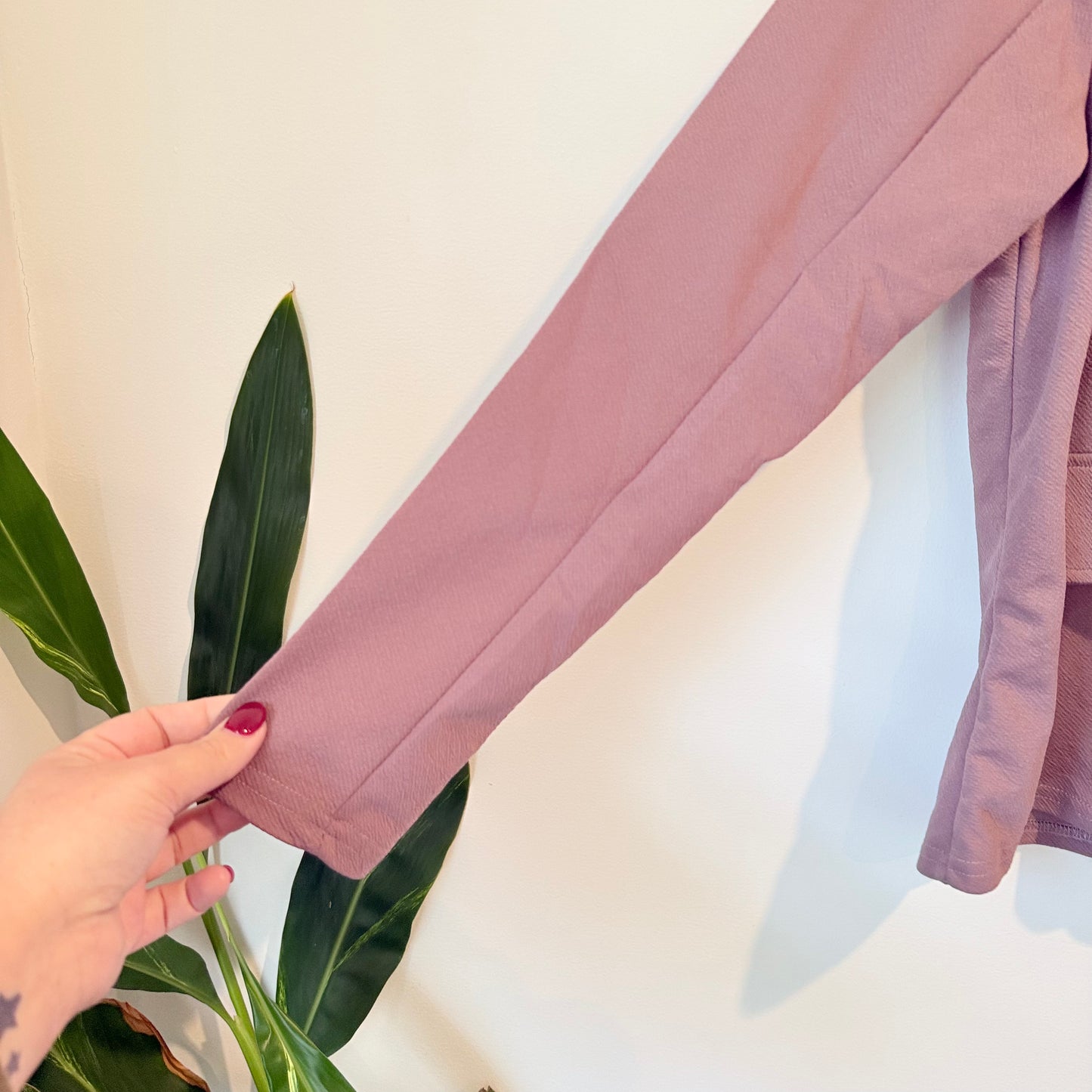 Mast & Harbour Lightweight Blazer in Dusty Rose - Size S