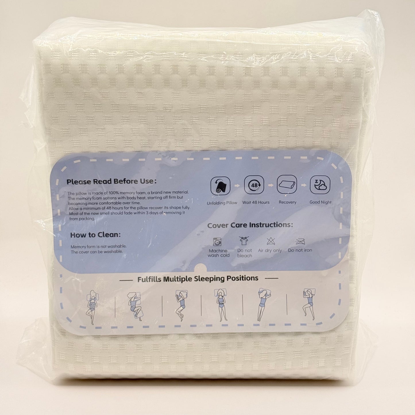 Memory foam pillow - for neck and back support - pillows original photo - what’s new home&living materials
