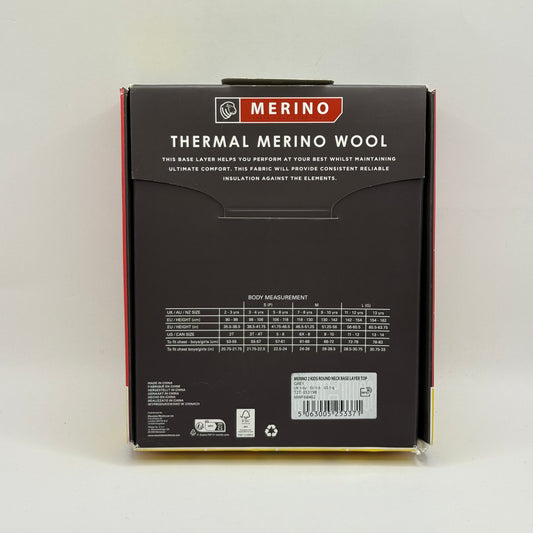 Mountain Warehouse Kids Merino Round Neck Top - Size 5-6