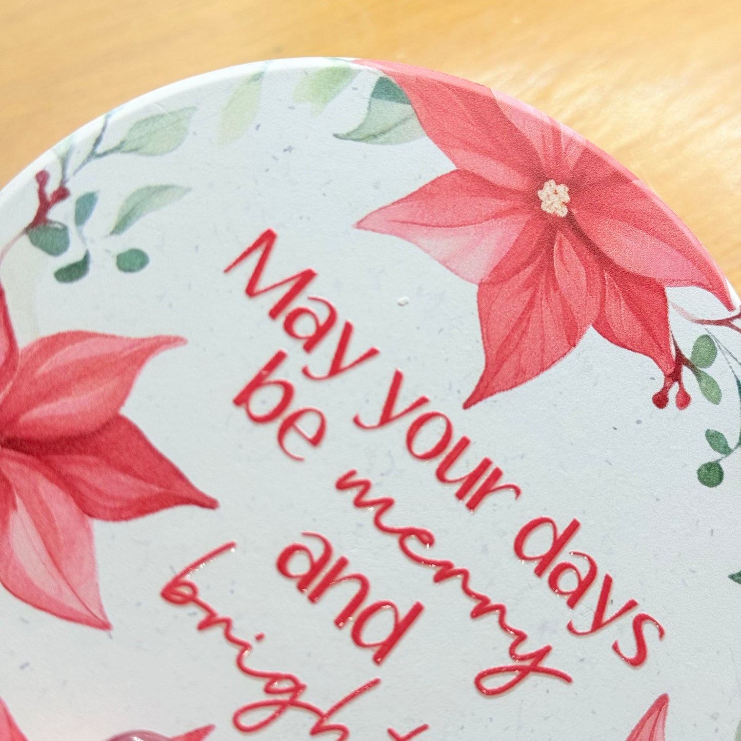 Splosh Merry & Bright Cork-Backed Coaster