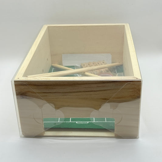 Mini Wooden Table Soccer Game – Portable Foosball Kit