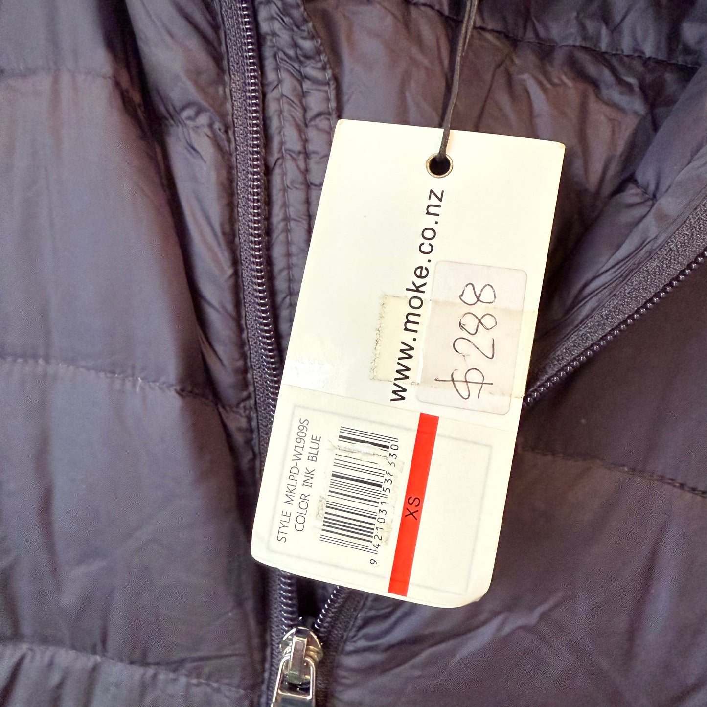Moké (NZ) Premium Down Packable Jacket (XS)