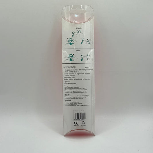 Mombella within arm’s reach toy & pacifier tether - pacifiers baby accessories - original photo - what’s new