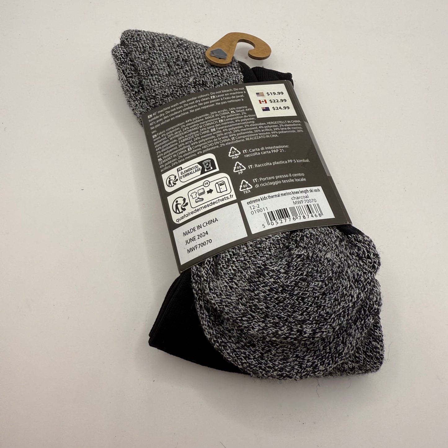 Mountain warehouse kids merino ski socks 13-3 - athletic socks original photo - special categories - what’s new women’s