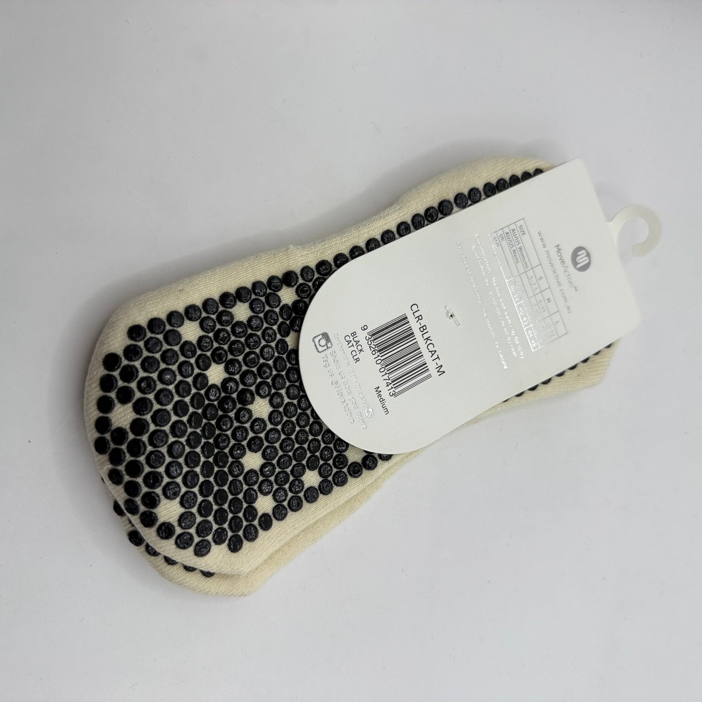 Moveactive low rise cat grip socks size medium (8-10) - athletic socks original photo - what’s new women’s shoes
