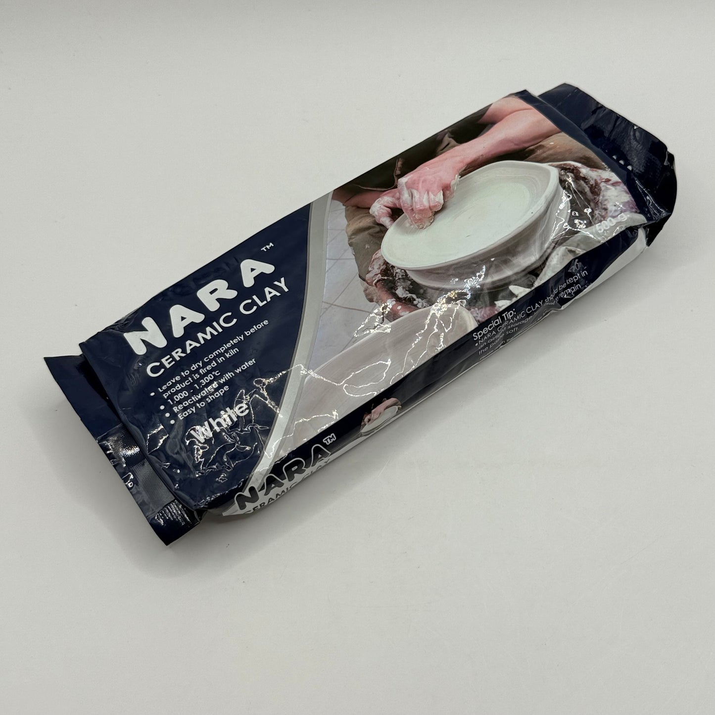 Nara ceramic clay – white 500g - sculpting clay crafts