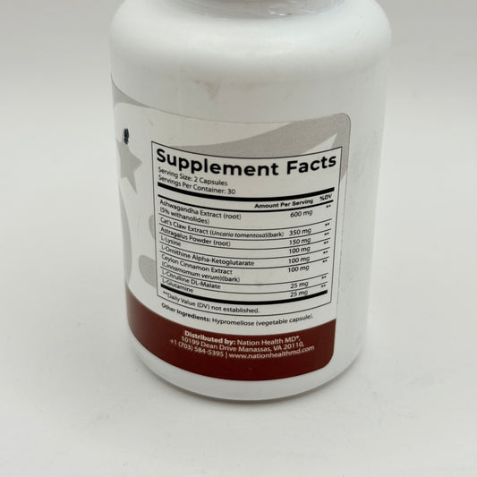 Nation Health MD ACTIVESPAN Longevity Formula - 60 Capsules