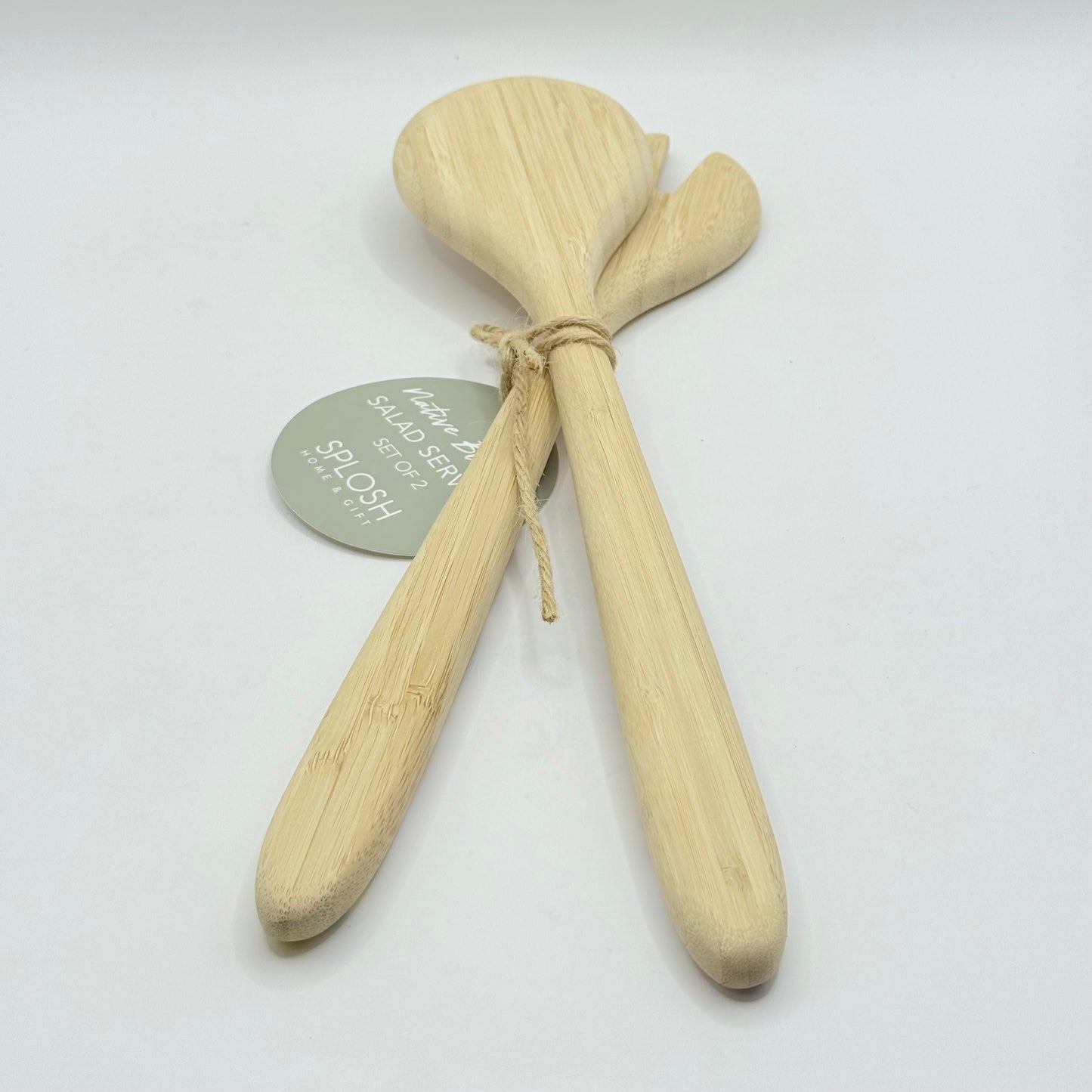 Splosh Native Blooms Bamboo Salad Servers - Set of 2