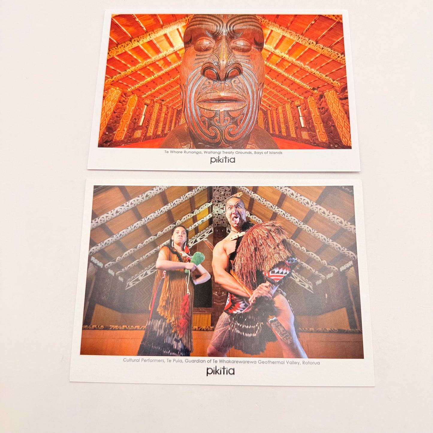 New zealand waitangi treaty grounds & rotorua souvenir postcards - collectibles original photo - what’s new seasonal &