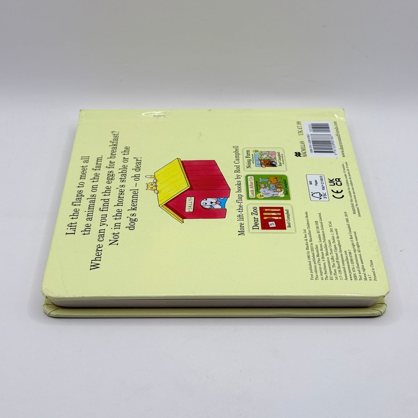 Oh Dear! A lift-the-flap book by Rod Campbell