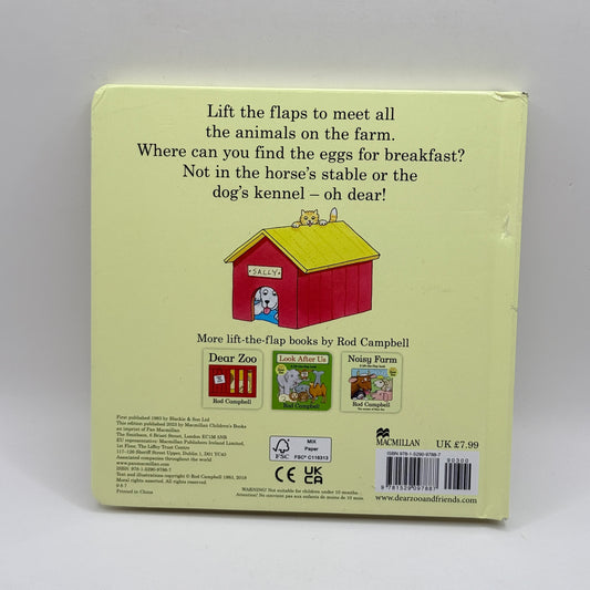 Oh Dear! A lift-the-flap book by Rod Campbell