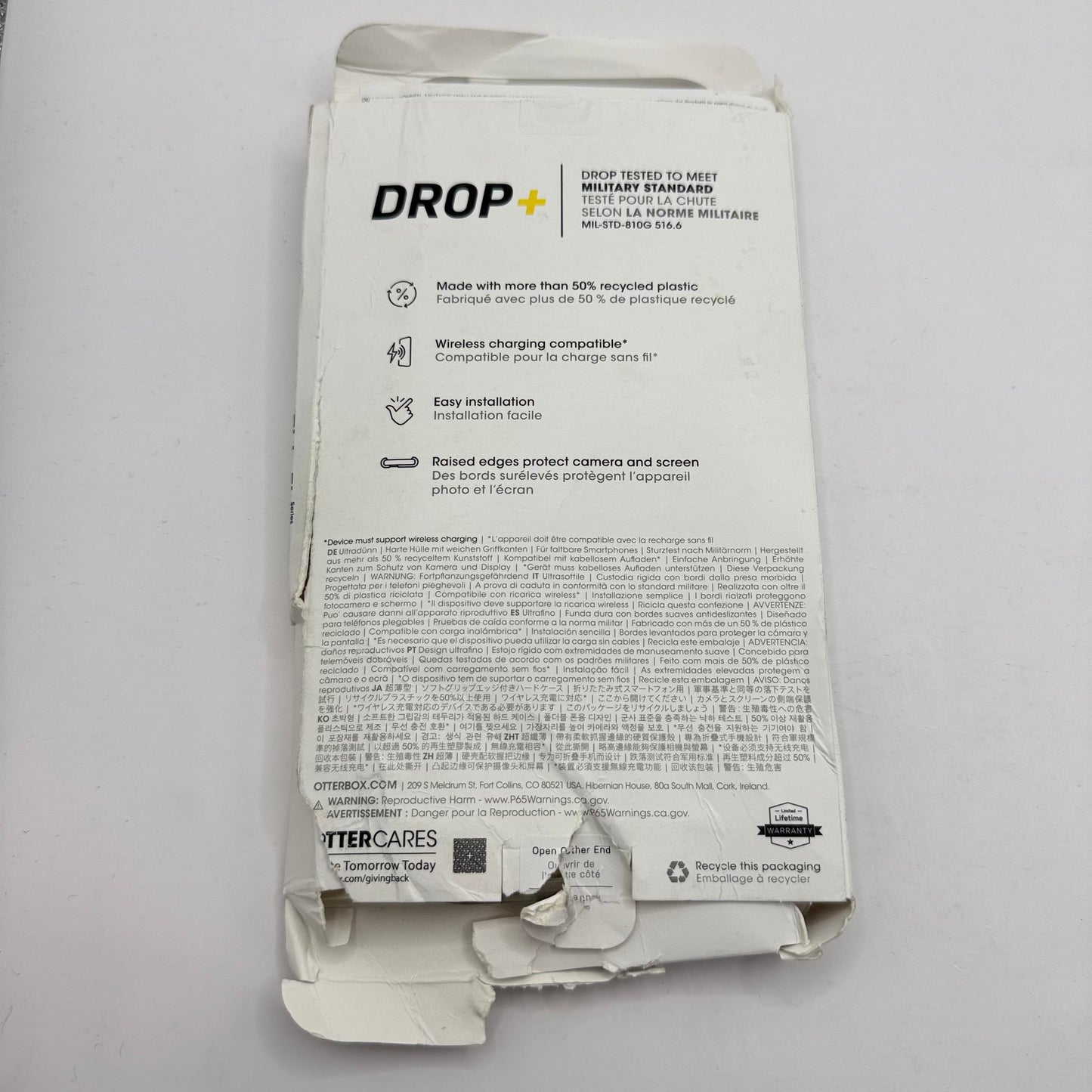 OtterBox Thin Flex Clear Case for Samsung Galaxy Z Flip6