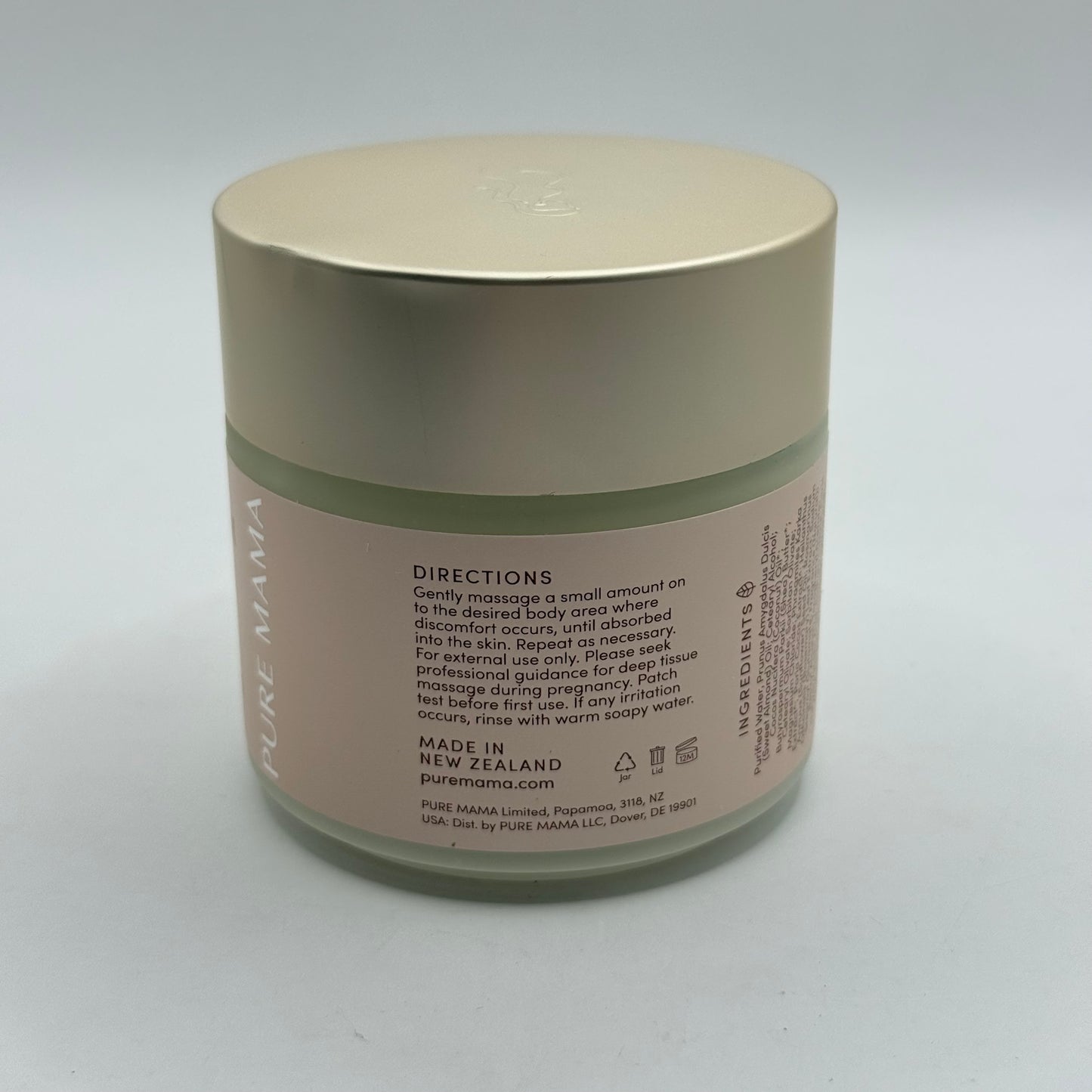 PURE MAMA Magnesium Body Rub 120ml