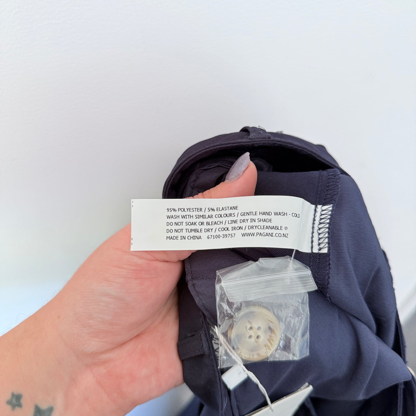 Pagani Soft Twill Wide Leg Pants - Size 6