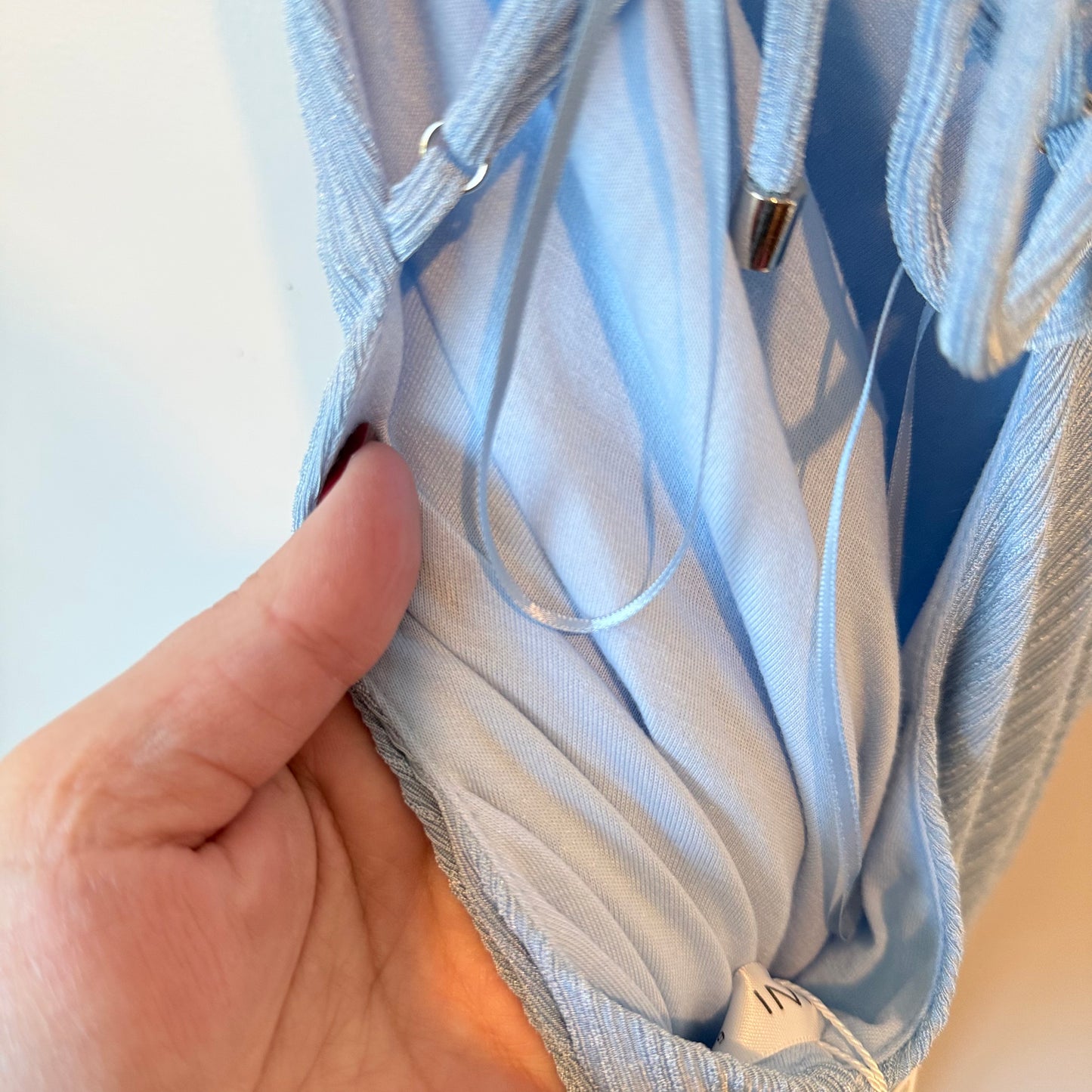 Pagani Textured Jersey Gown Baby blue - Size 6