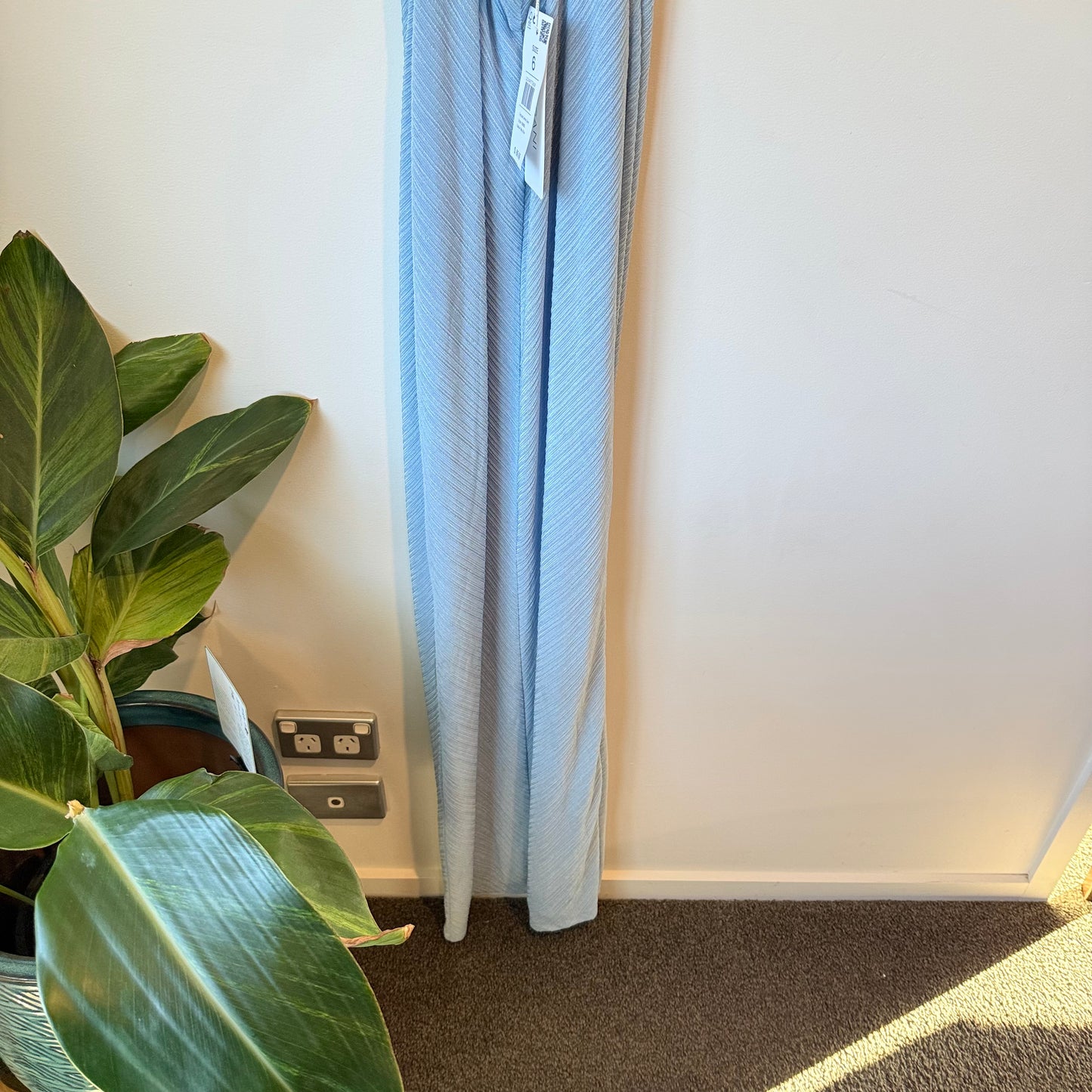 Pagani Textured Jersey Gown Baby blue - Size 6