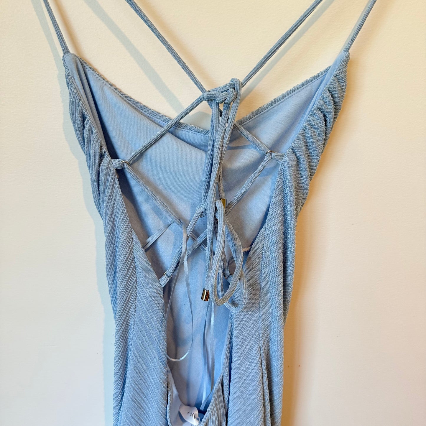 Pagani Textured Jersey Gown Baby blue - Size 6