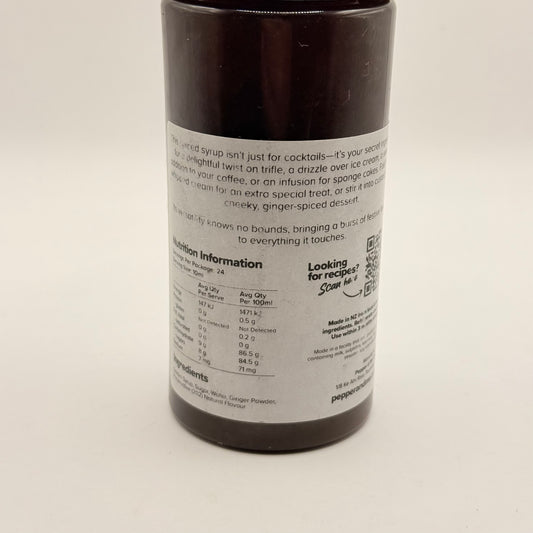 Pepper & Me Can't Catch Me 240mL Gingerbread Syrup