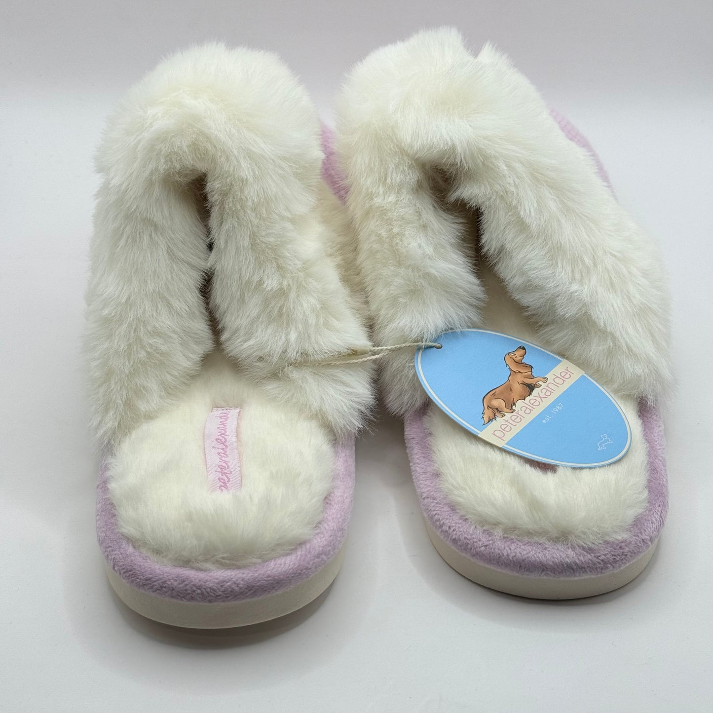 Peter Alexander Light Purple Fluffy Slippers - XL