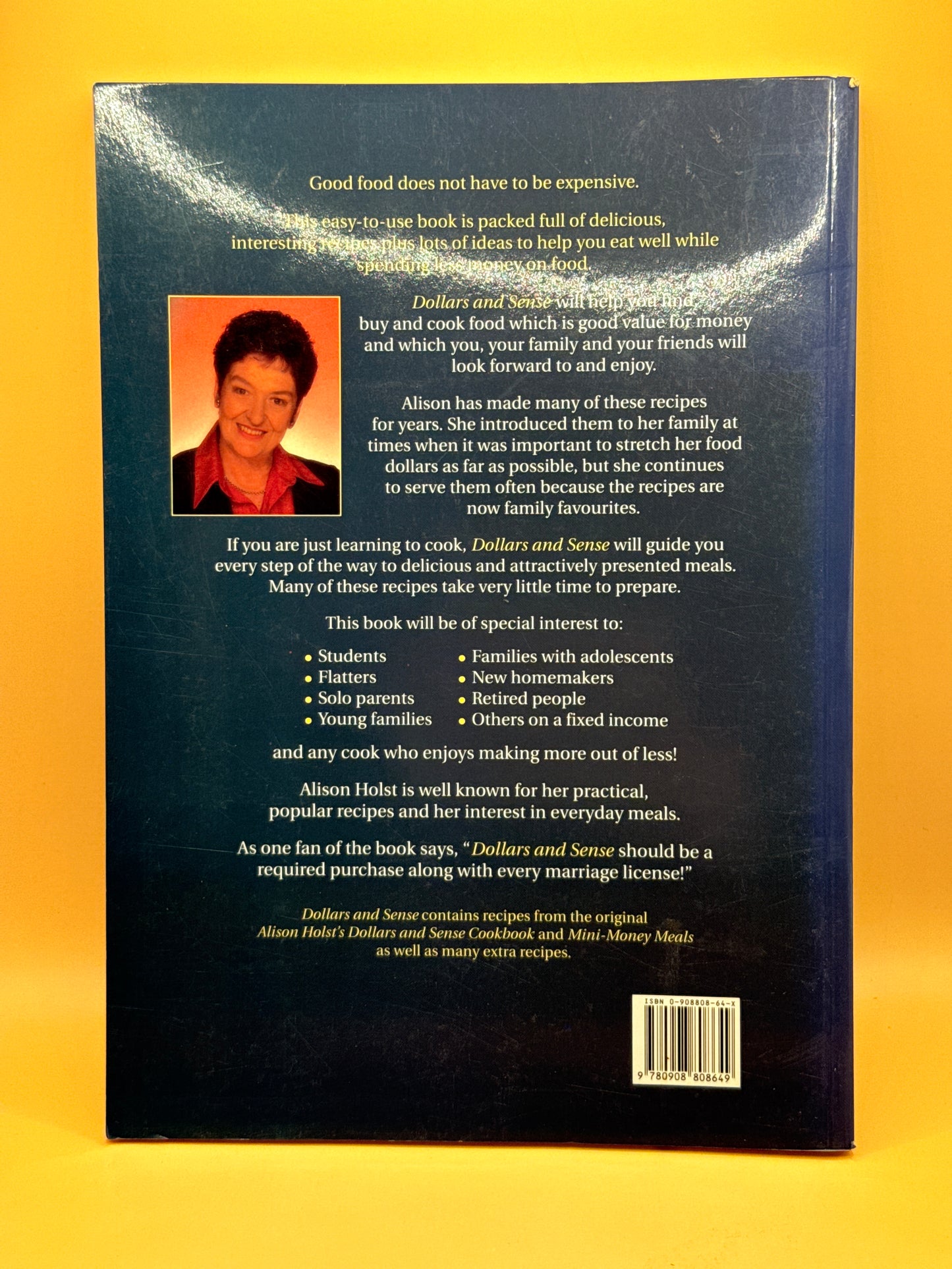 Alison Holst's Dollars and Sense Cookbook